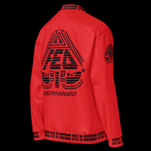 Load image into Gallery viewer, Fed Up Bomber Jacket Red &amp; Black
