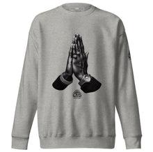 Load image into Gallery viewer, Fed Up &amp; Prayed Up Carbon Grey Premium Sweatshirt
